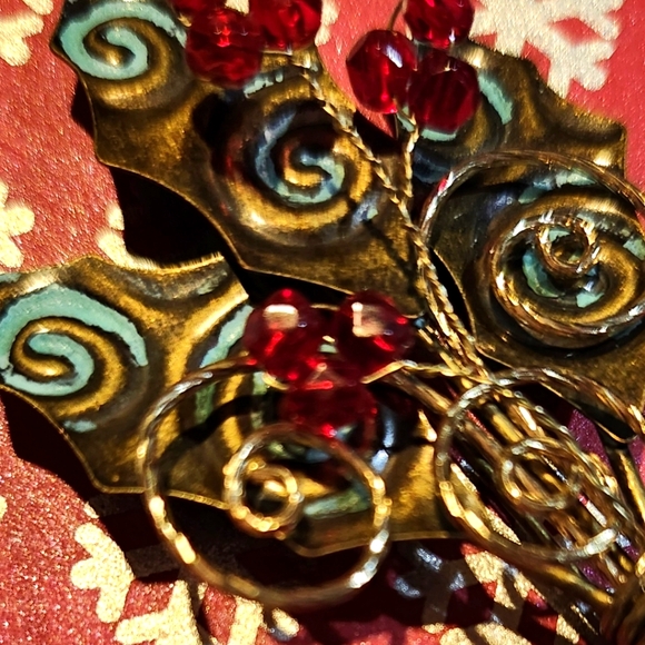 Merry and Bright Christmas, Brooch. - Picture 4 of 6